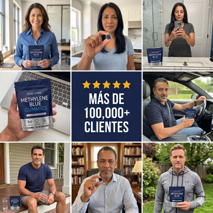 Gomitas de azul de metileno