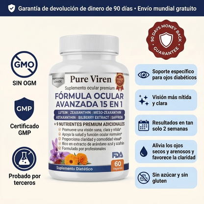 VisioPro Fórmula Avanzada para Ojos 15 en 1