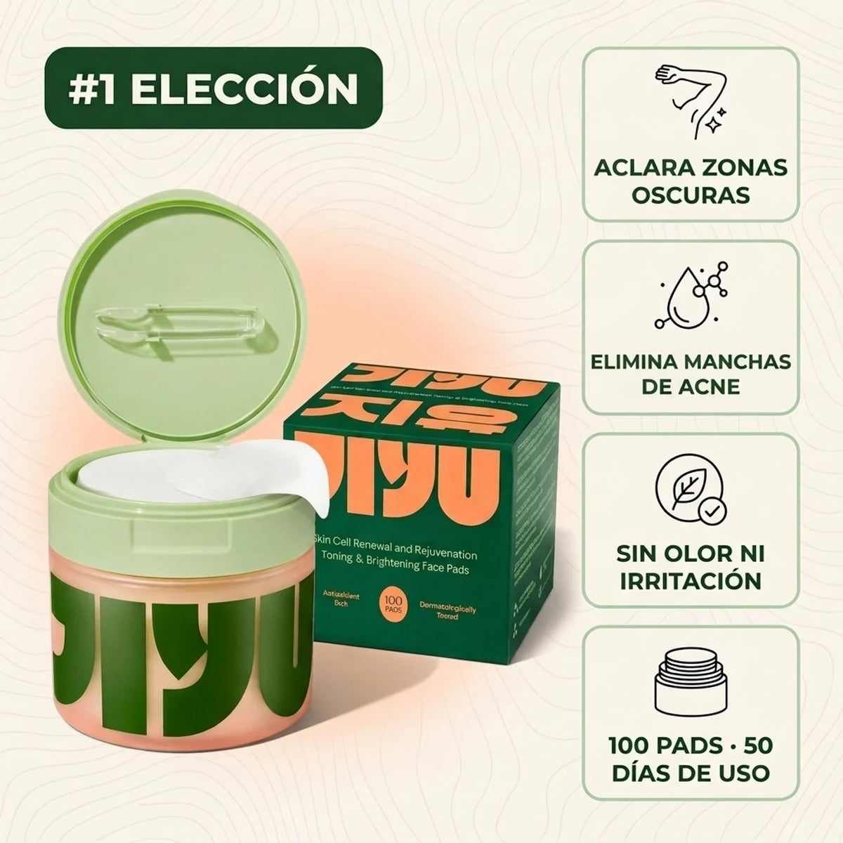 Parches despigmentantes y aclarantes