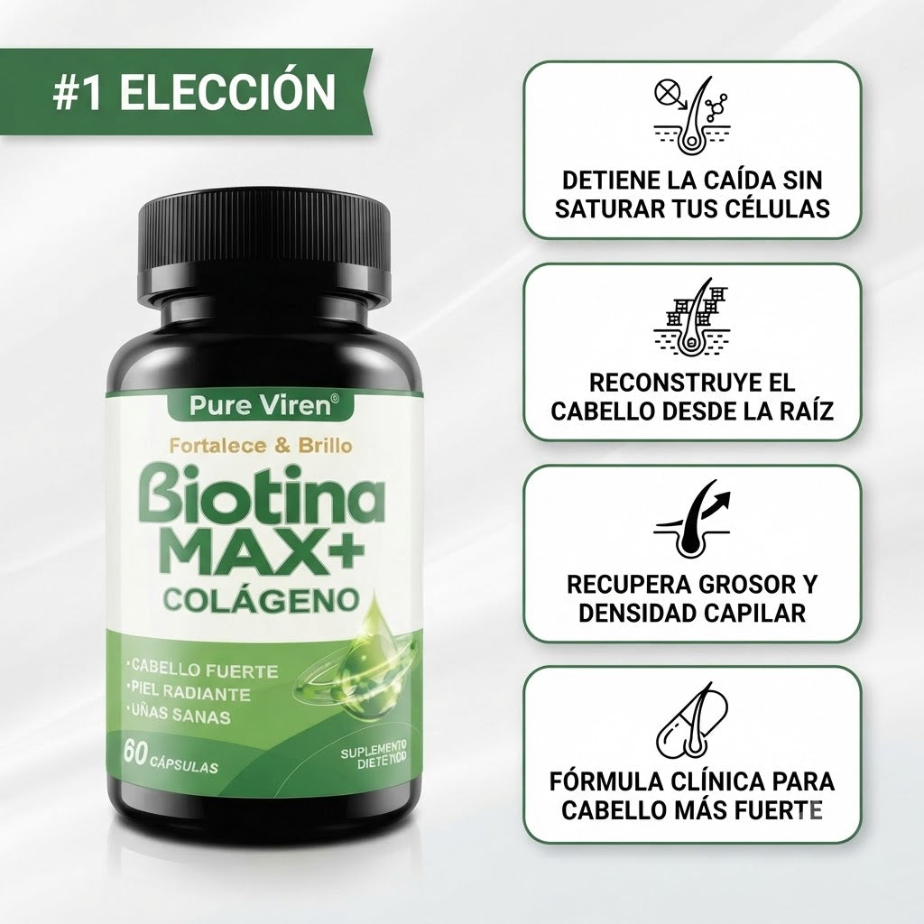 Biotina MAX+ Colágeno