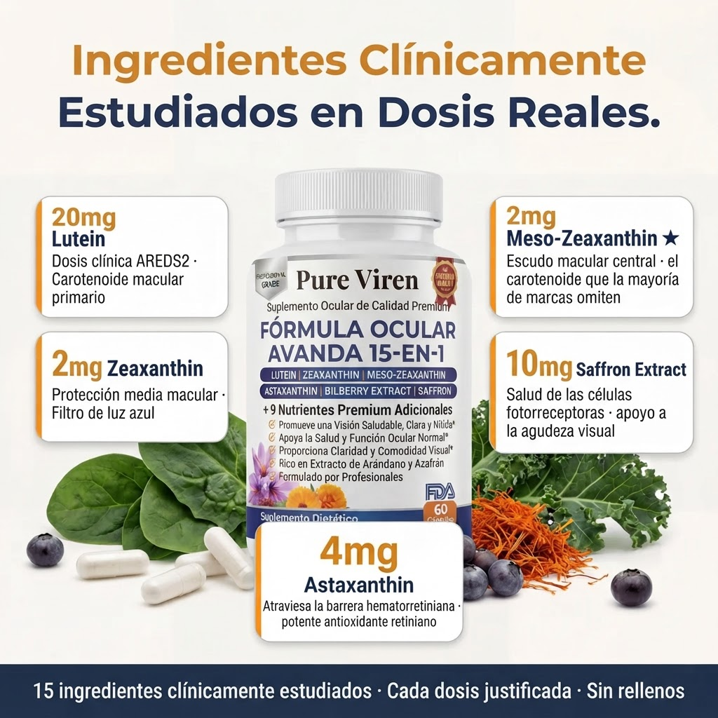 VisioPro Fórmula Avanzada para Ojos 15 en 1