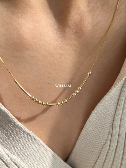 Collar en código Morse
