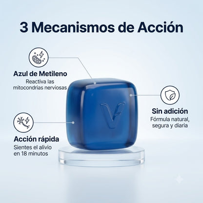 Gomitas de azul de metileno