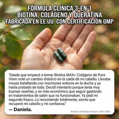 Biotina MAX+ Colágeno