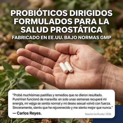 PureViren® Soporte Prostático Avanzado.