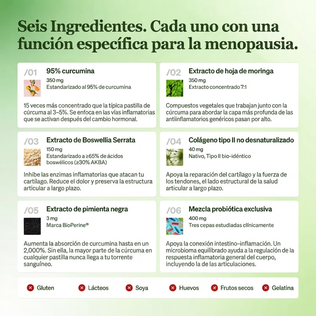 She Again | Cápsulas para el Dolor Articular de la Menopausia