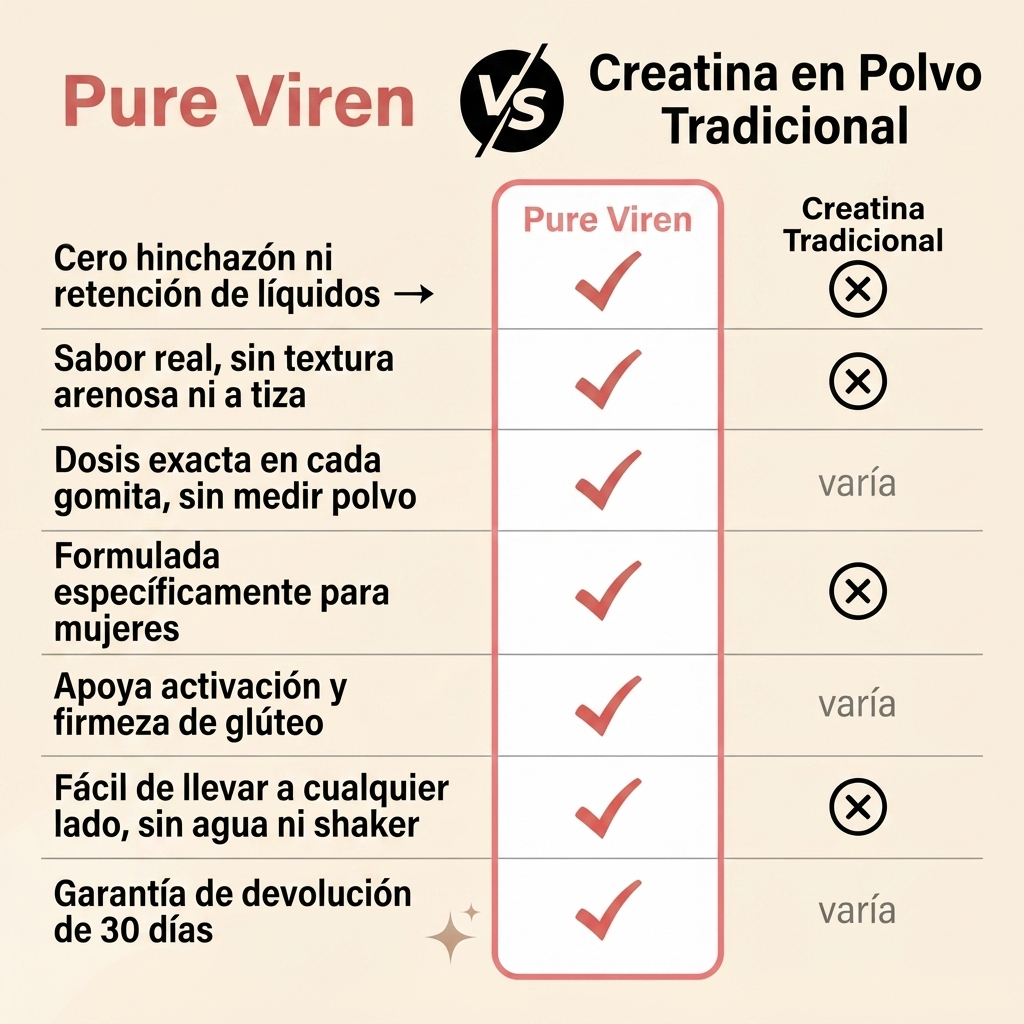 Pure Viren - Gomitas de creatina