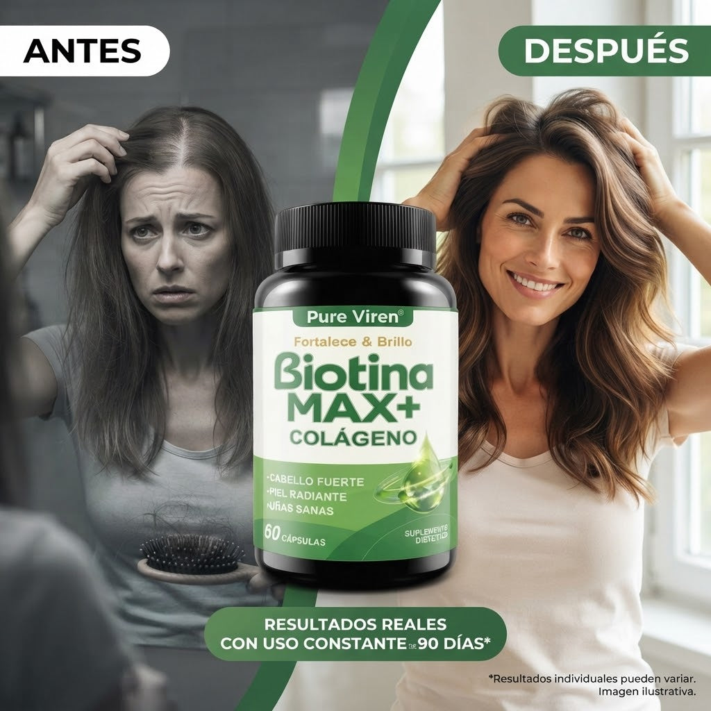 Biotina MAX+ Colágeno