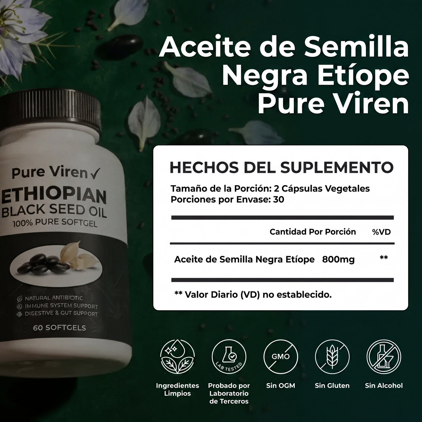 Aceite-semilla negra etíope