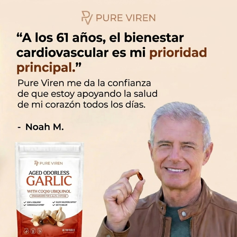 Cápsulas blandas de ajo añejo sin olor