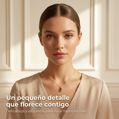 Tulipan con Oro 18K