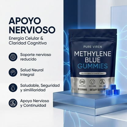 Gomitas de azul de metileno