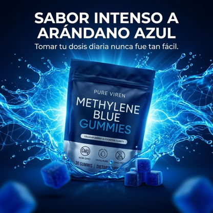 Gomitas de azul de metileno