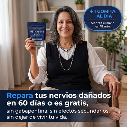 Gomitas de azul de metileno